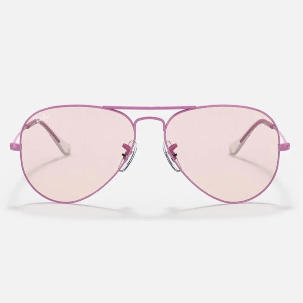 ❌SOLD❌NiB Authentic Ray-Ban RB3025 Aviator Solid Evolve Photochromic Sunglasses - Picture 1 of 12